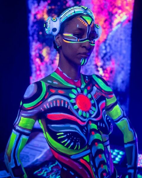 UV Body Painting